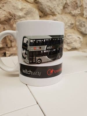 The Witch Way Transdev Bus Cup Mug Lancashire buses Burnley Pendle