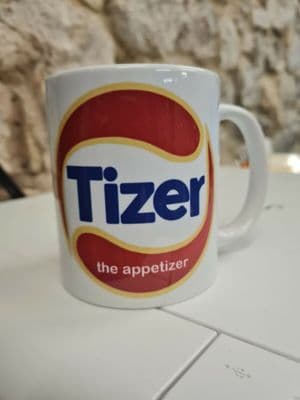Tizer Soft Drinks retro pop Mug Cup 1970s 1980s nostalgic Quatro Pepsi Ben Shaws
