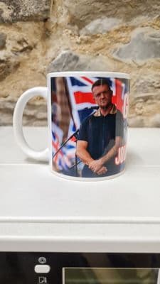 Tommy Robinson Guilty Of Journalism Mug Cup Silenced UK