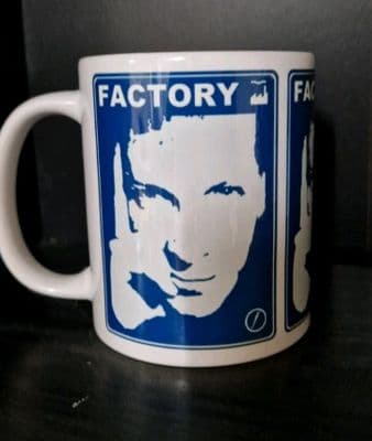 Tony Wilson Factory Records mug cup Graphic Manchester Music SPECIAL OFFER
