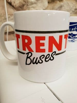 Trent Buses Bus Cup Mug Nottingham Derby 1980s