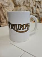 Triumph Motorcycles logo cup mug perfect gift motorbike mechanic