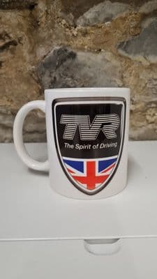 TVR Emblem mug cup Classic British Sports Car