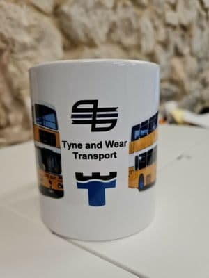 Tyne and Wear PTE Transport Cup Mug Scania Alexander bus Perfect gift
