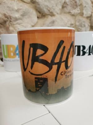 UB40 the band Cup Mug Ali Campbell Astro Mickey Cities and Towns tour