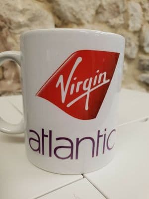 Virgin Atlantic Logo Cup Mug perfect gift Aviation plane spotter enthusiast
