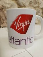 Virgin Atlantic Logo Cup Mug perfect gift Aviation plane spotter enthusiast