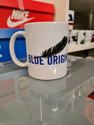 Virgin Blue Origin Cup Mug Nasa astronaut Richard Branson SpaceX F9 jeff bezos