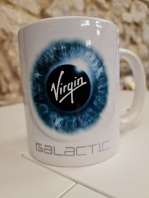 Virgin Galactic logo Cup Mug Nasa astronaut Richard Branson SpaceX F9 Galact1c