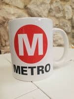 WY Metro Rail logo mug cup West Yorkshire Bus British Rail Railways Buses gift
