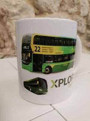 Xplore Dundee Bus Cup Mug national express Scottish buses