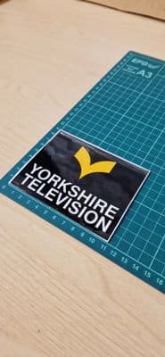 Yorkshire TV 70s 80s STICKER Decal for car, laptop, any surface Nostalgia YTV