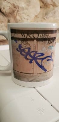 Your own tag personalised graffitti Cup Mug street artist tagging 