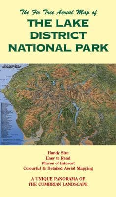 Fir Tree Map - Lake District National Park - Folded