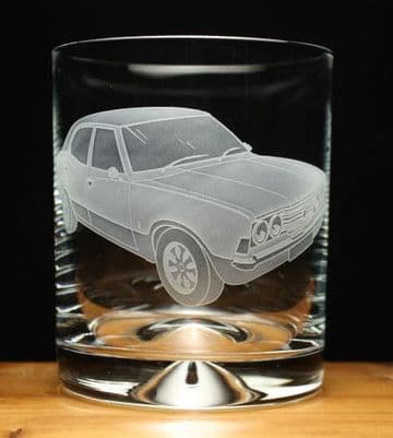 Ford Cortina MK3 Engraved Glass Tumbler