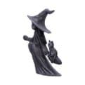 Little Souls Beam Witch on Broomstick with Cat 12.7cm