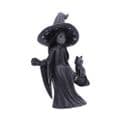 Little Souls Beam Witch on Broomstick with Cat 12.7cm