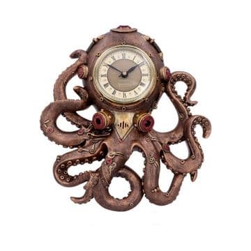Octoclock Steampunk Clock 26cm