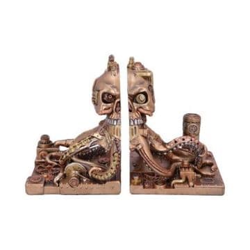 Octonium Octopus Steampunk Bookends 26.5cm