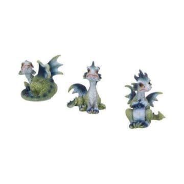 Triple Trouble Dragons 8cm (Set of 3)