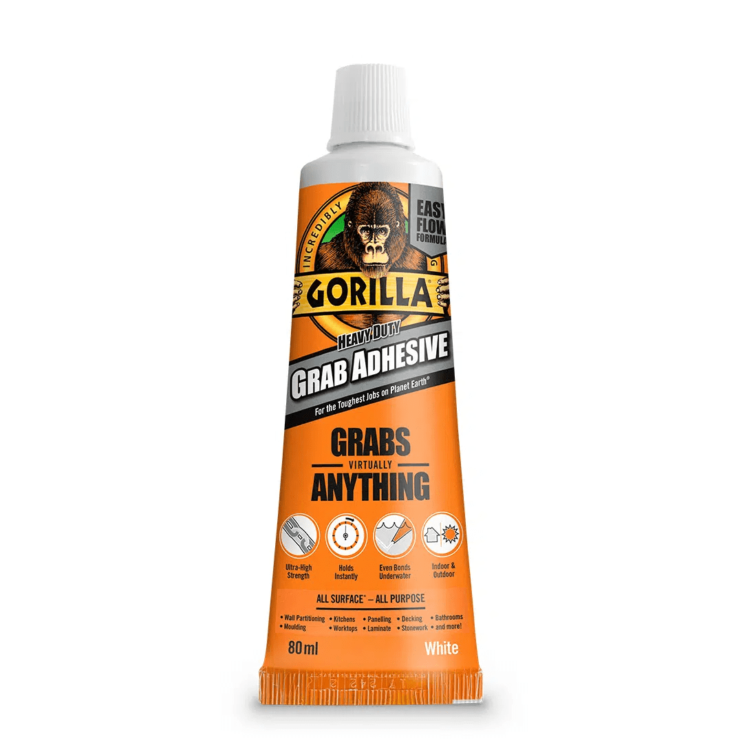 GORILLA GRAB ADHESIVE Heavy Duty All-Purpose White Ultra-High Strength 200/290ml £17.65