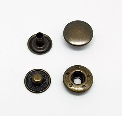 12.5mm S Spring - Antique Brass