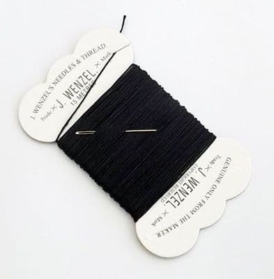15M Linen Thread ~ Black