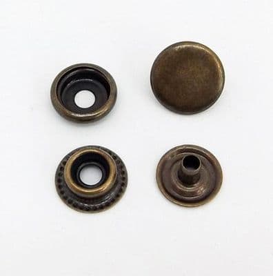 15mm Ring Spring - Antique Brass