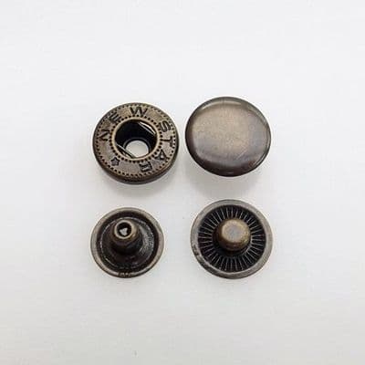 15mm S Spring - Antique Brass