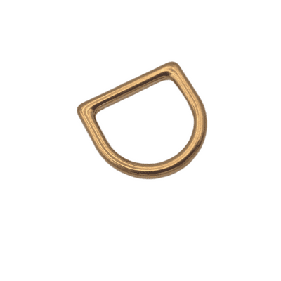 16mm ~ Solid Brass ~ D Ring