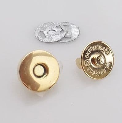 18mm Magnetic Clasp-Gilt x4