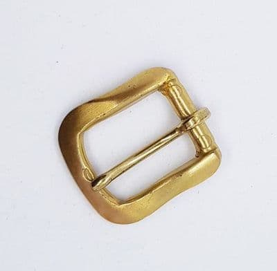 18mm  satin gold buckle