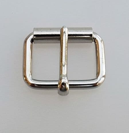 20mm Roller Buckle in Nickel Silver
