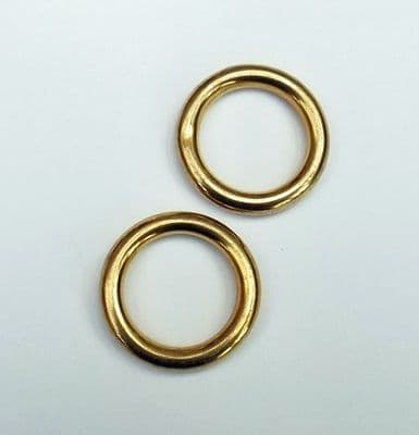 20mm ~ Solid Brass ~ Heavy O Ring