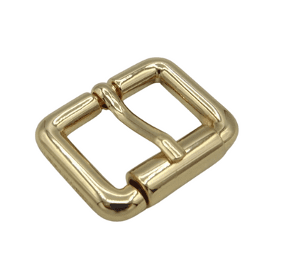 25mm  Rectangular Roller Buckle-Shiny Brass