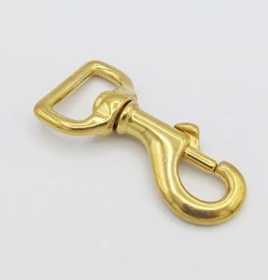 25mm  Solid Brass Trigger Hook Square End