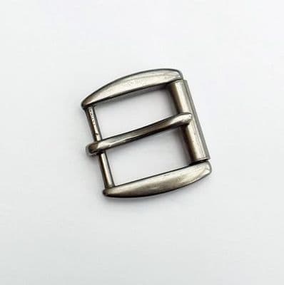 35mm Roller Buckle ~Matt Nickel