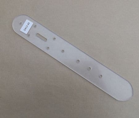 45mm Belt End Template