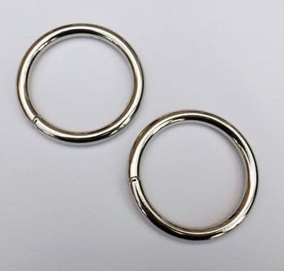 50mm Nickel Silver ~ Heavy O Ring