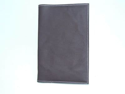 A5 Real Leather Journal/Notebook-Dark Brown