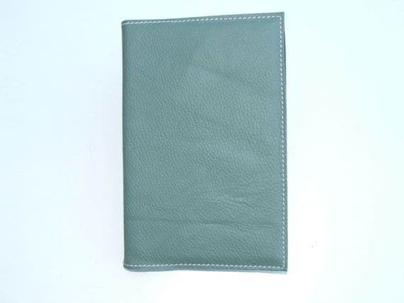 A5 Real Leather Journal/Notebook - Green