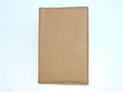 A5 Real Leather Journal/Notebook - Tan