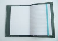 A6 Real Leather Journal/Notebook - Green