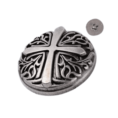 Antique Silver 30mm Concho