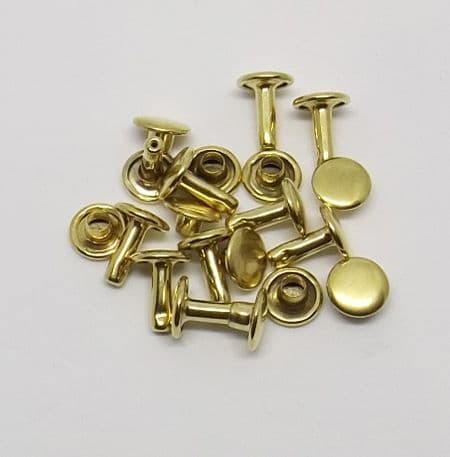Double Cap - 7mm - Brass
