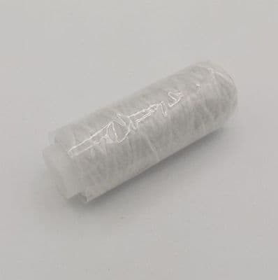Flat Waxed Thread - White (15M)