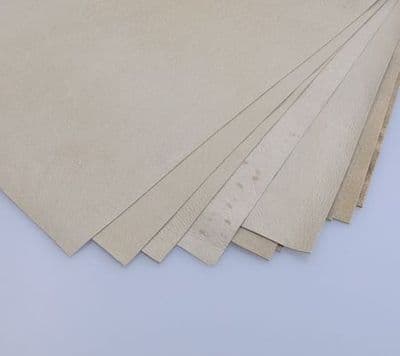 Full Grain Pigskin ~ 300mm x 600mm Natural