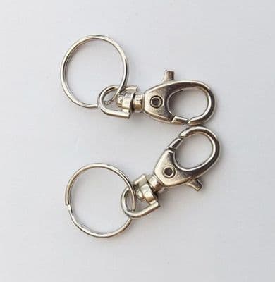 Lobster Swivel & Split Ring  x 2
