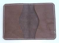 Real Leather card holder ~ Brown