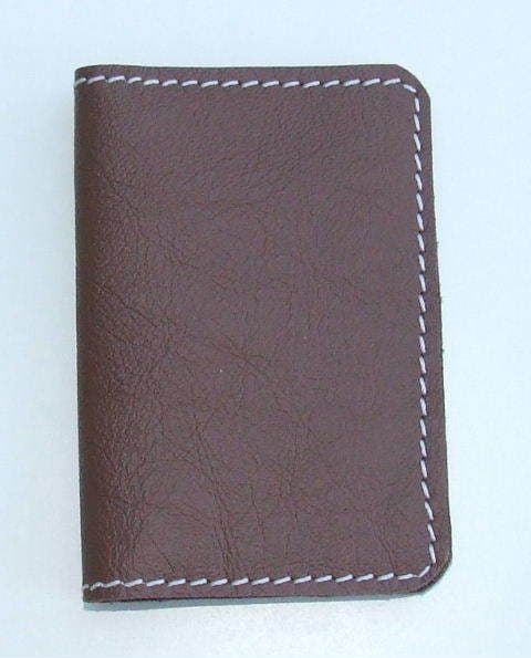 Real Leather card holder ~ Brown